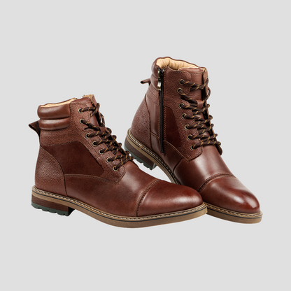 Men’s Cap-Toe Combat Lace-Up Boots