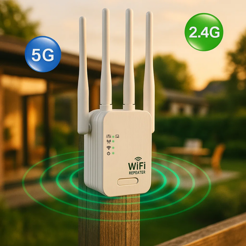 Long Range WiFi Signal Booster For Home And Garden - BritishElegance
