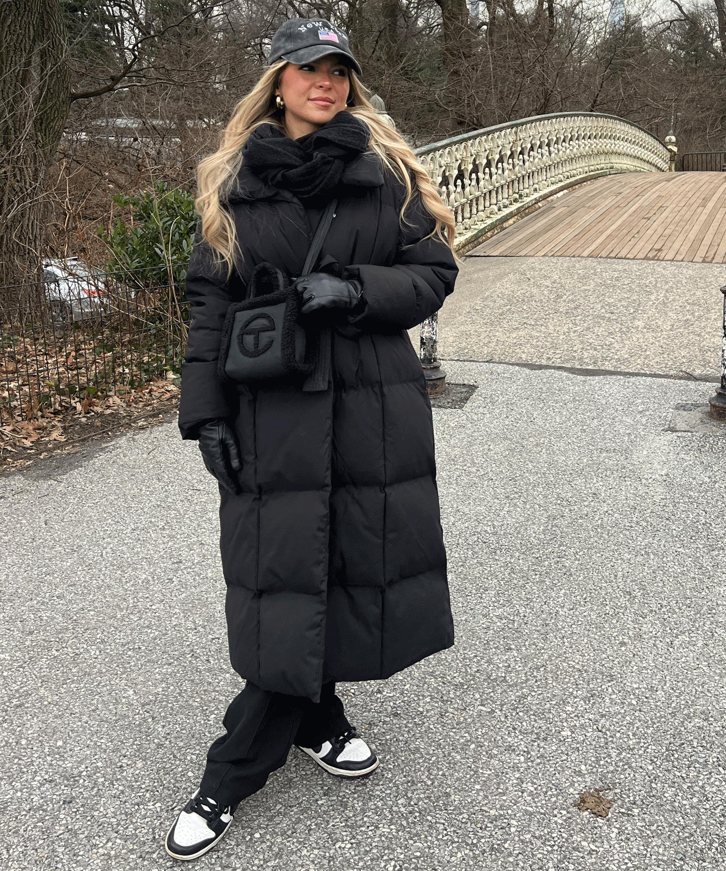 Olive | Oversize Black Parka for Winter