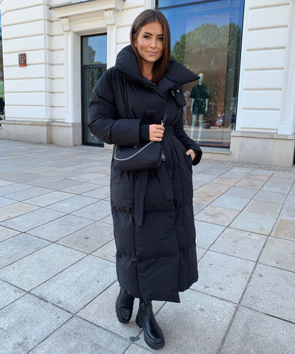 Olive | Oversize Black Parka for Winter