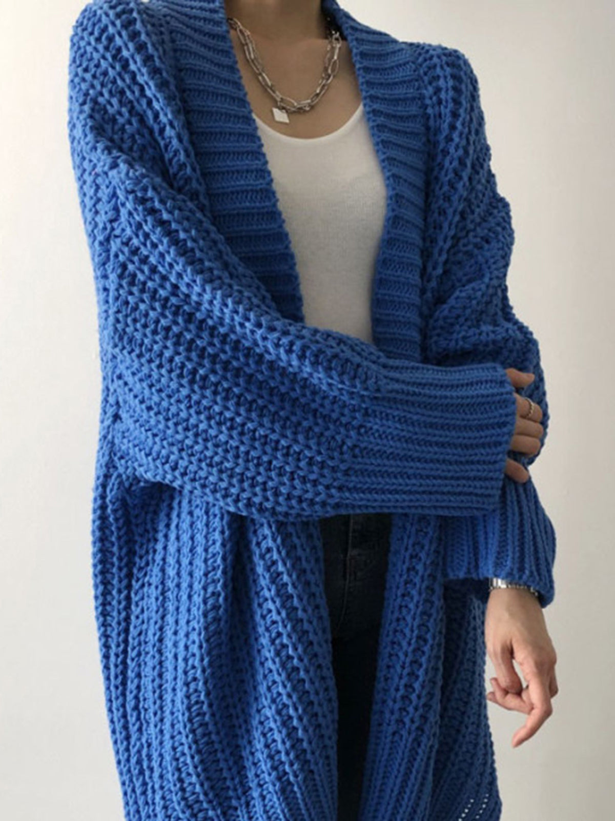 Mckenzie | Oversize Split Knit Outerwear