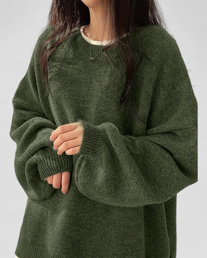 Women’s Cozy Off-Shoulder Knit Sweater