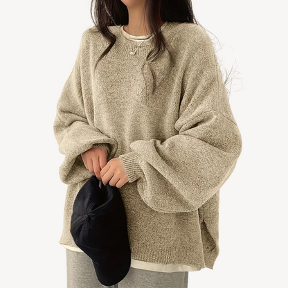 Women’s Oversized Casual O-Neck Sweater