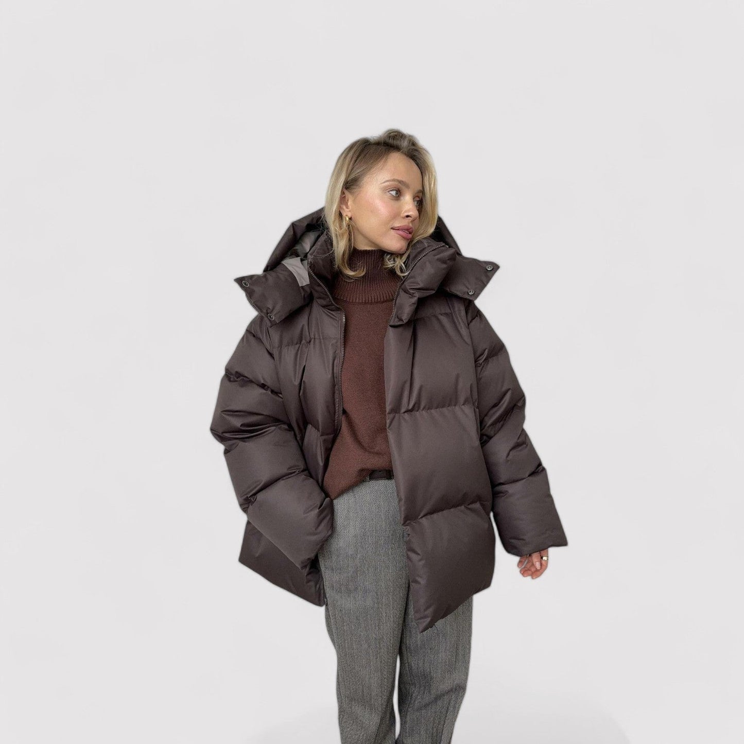 Women’s Casual Hooded Cotton Jacket