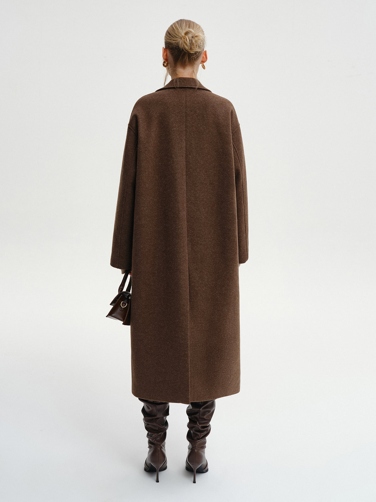 Keira | Oversized Tweed Long Coat