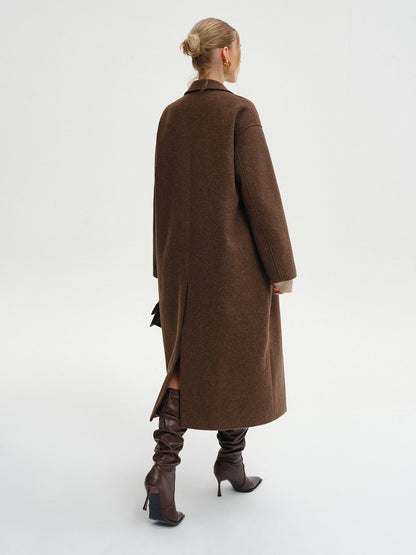 Keira | Oversized Tweed Long Coat
