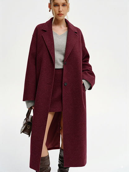 Keira | Oversized Tweed Long Coat