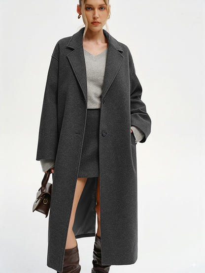 Keira | Oversized Tweed Long Coat