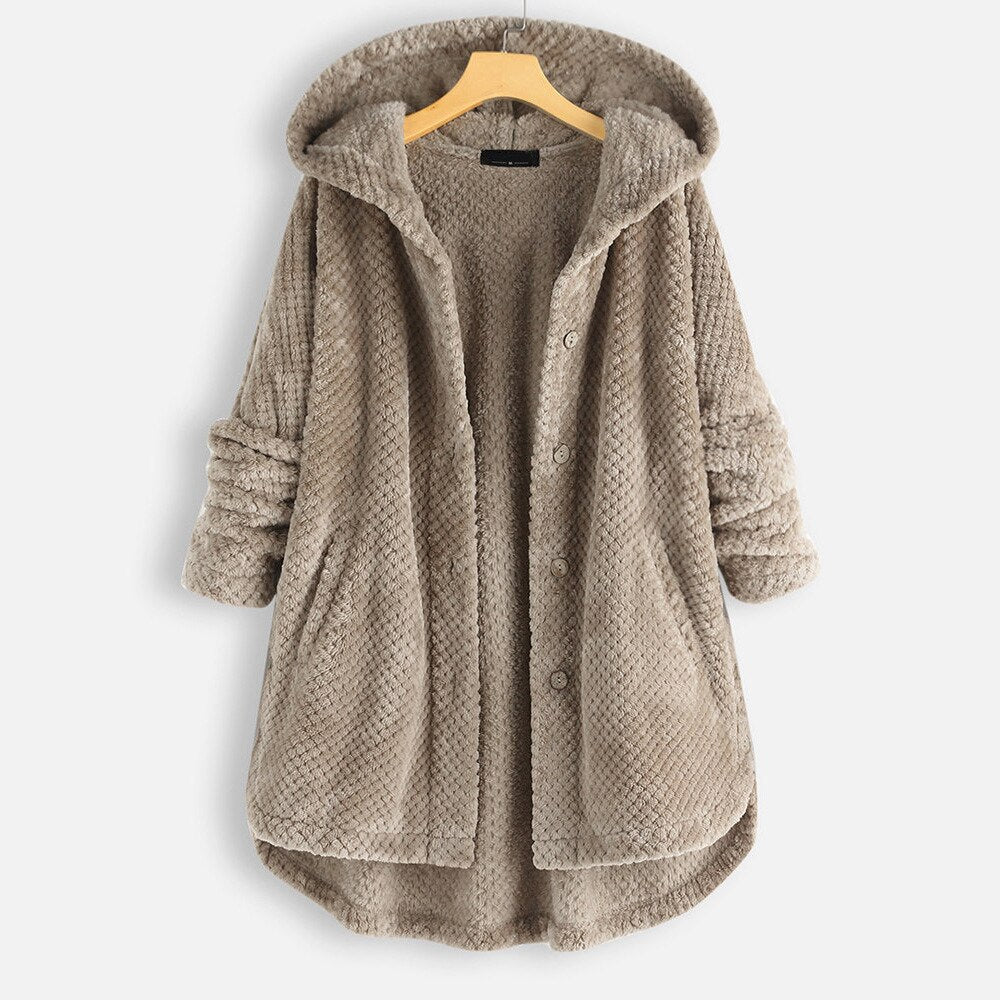 Arabella | Women's Oversized Ribbed Winter Hoodie