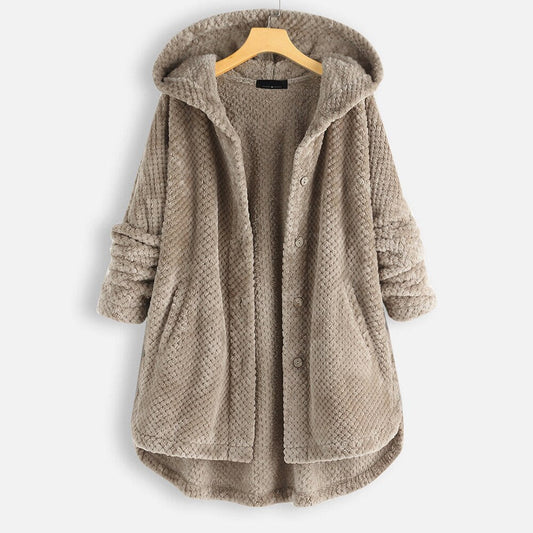Arabella | Women's Oversized Ribbed Winter Hoodie