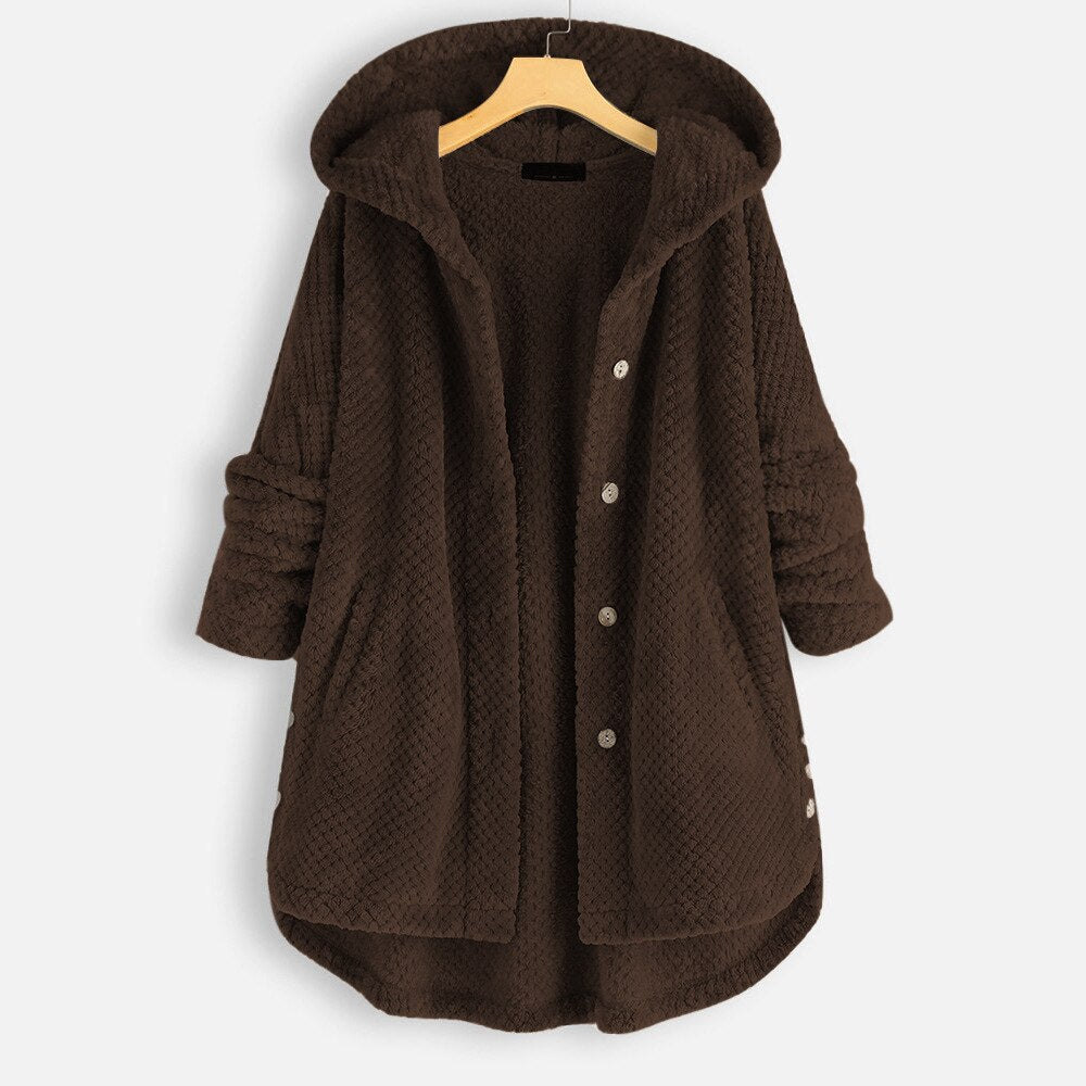 Arabella | Women's Oversized Ribbed Winter Hoodie