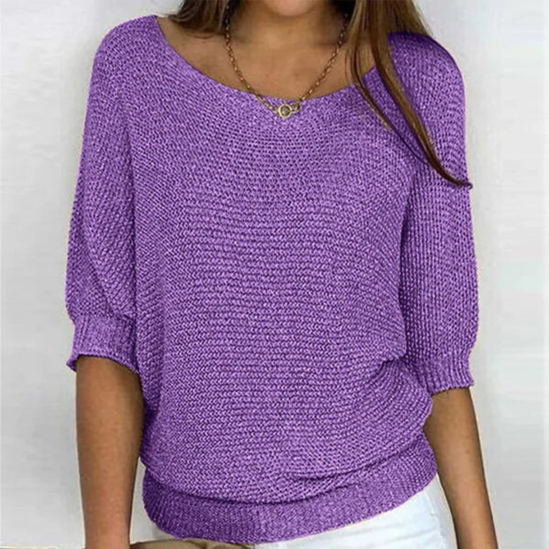 Batwing Sleeve Sweater | Lightweight & Stylish | Relaxed Fit