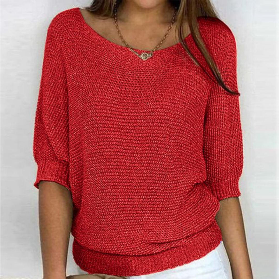 Batwing Sleeve Sweater | Lightweight & Stylish | Relaxed Fit