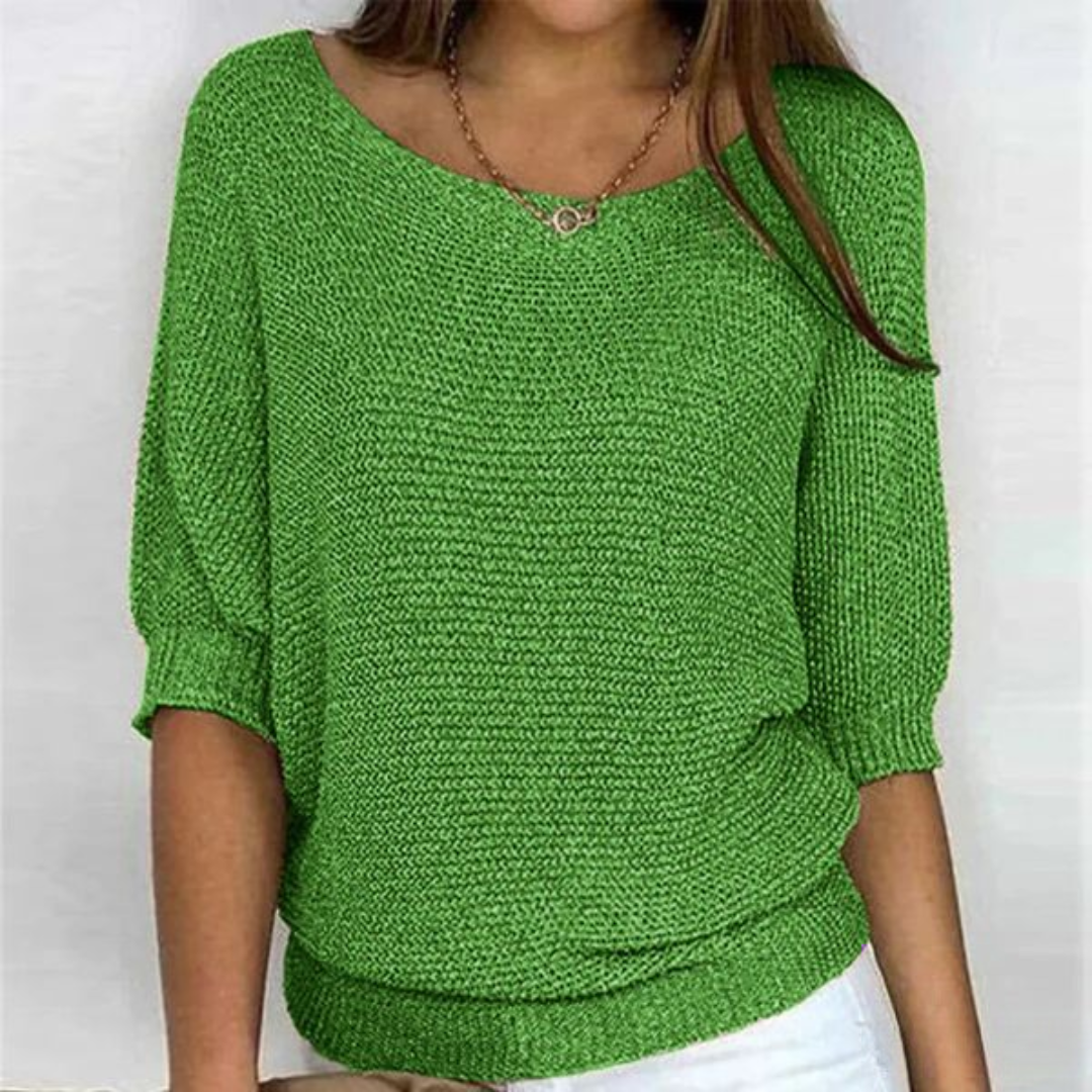 Batwing Sleeve Sweater | Lightweight & Stylish | Relaxed Fit