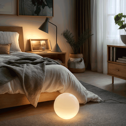 Solar Powered LED Outdoor Spheres