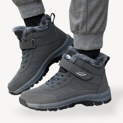 Men's Faux Fur Lined Orthopedic Winter Boots