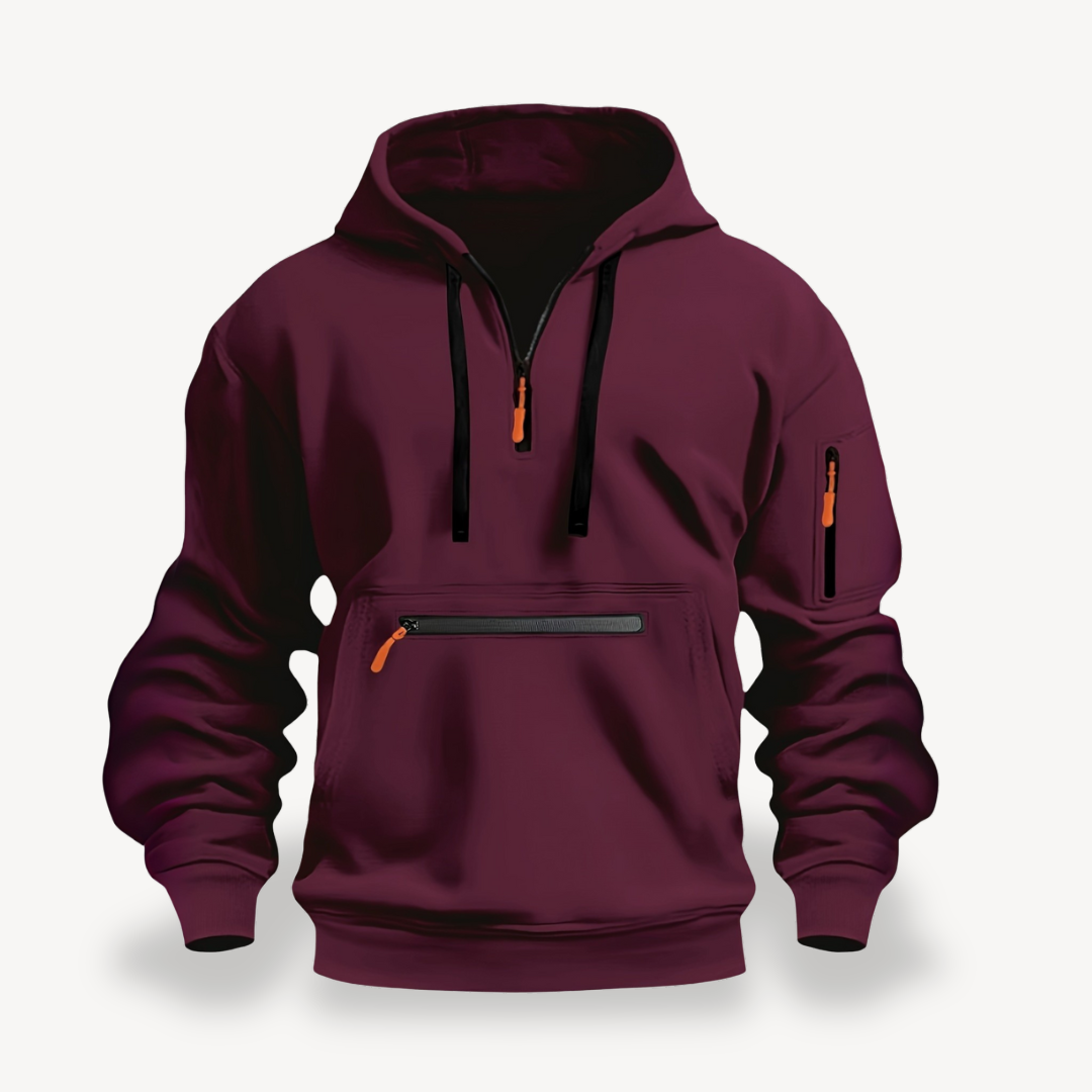 Men’s Cotton Blend Zip Hoodie