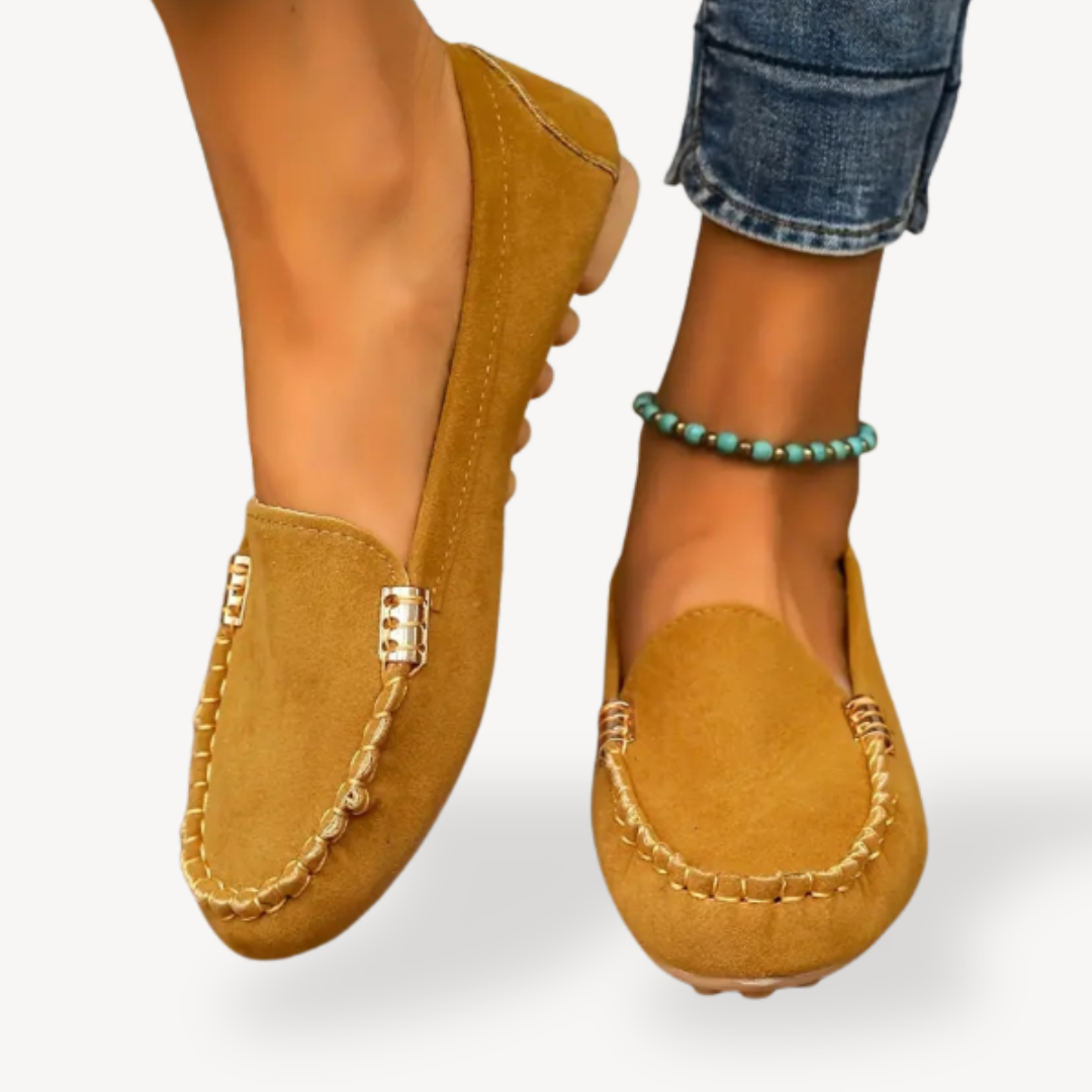 Orthopedic Suede Moccasins Women