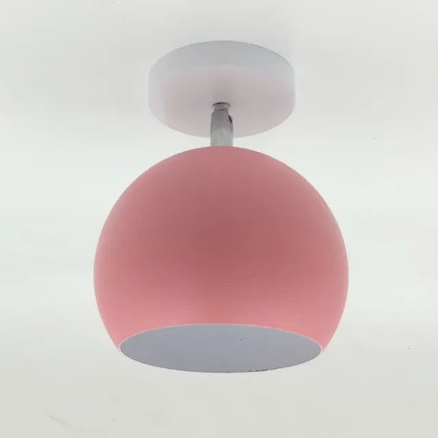 Soft White Round Ceiling Lamp With Warm Glow