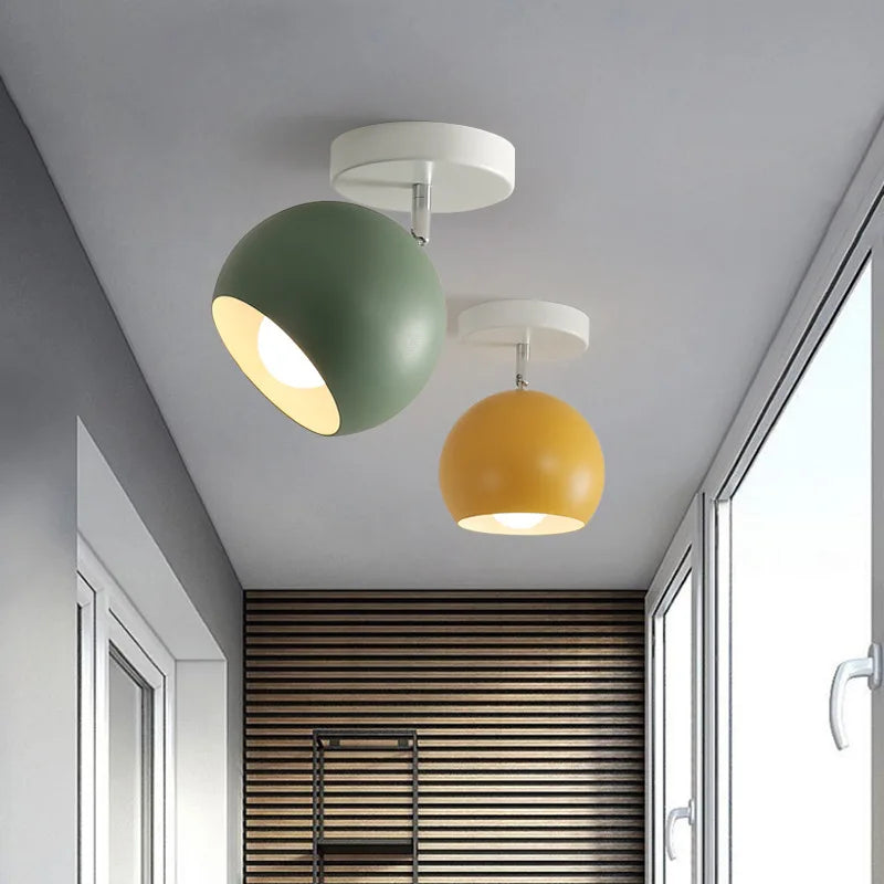 Soft White Round Ceiling Lamp With Warm Glow - BritishElegance