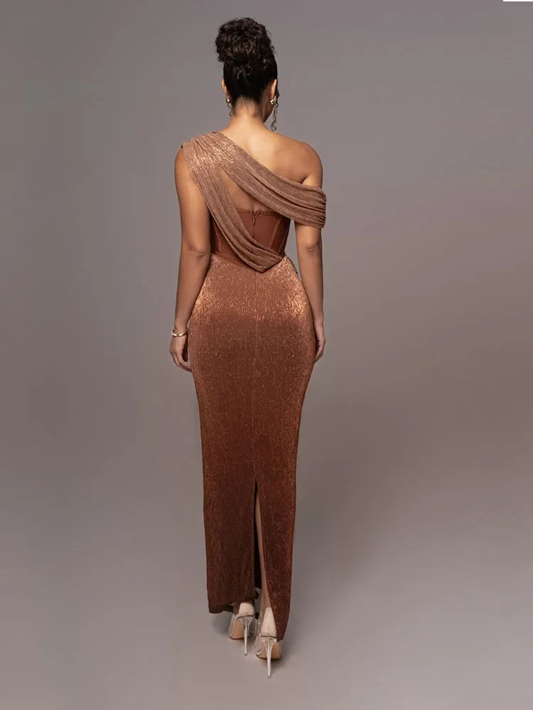 Paget | Women's Maxi Dress | One Shoulder