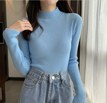 Paisley – Women’s Knit Turtleneck Jumper