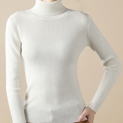Paisley – Women’s Knit Turtleneck Jumper