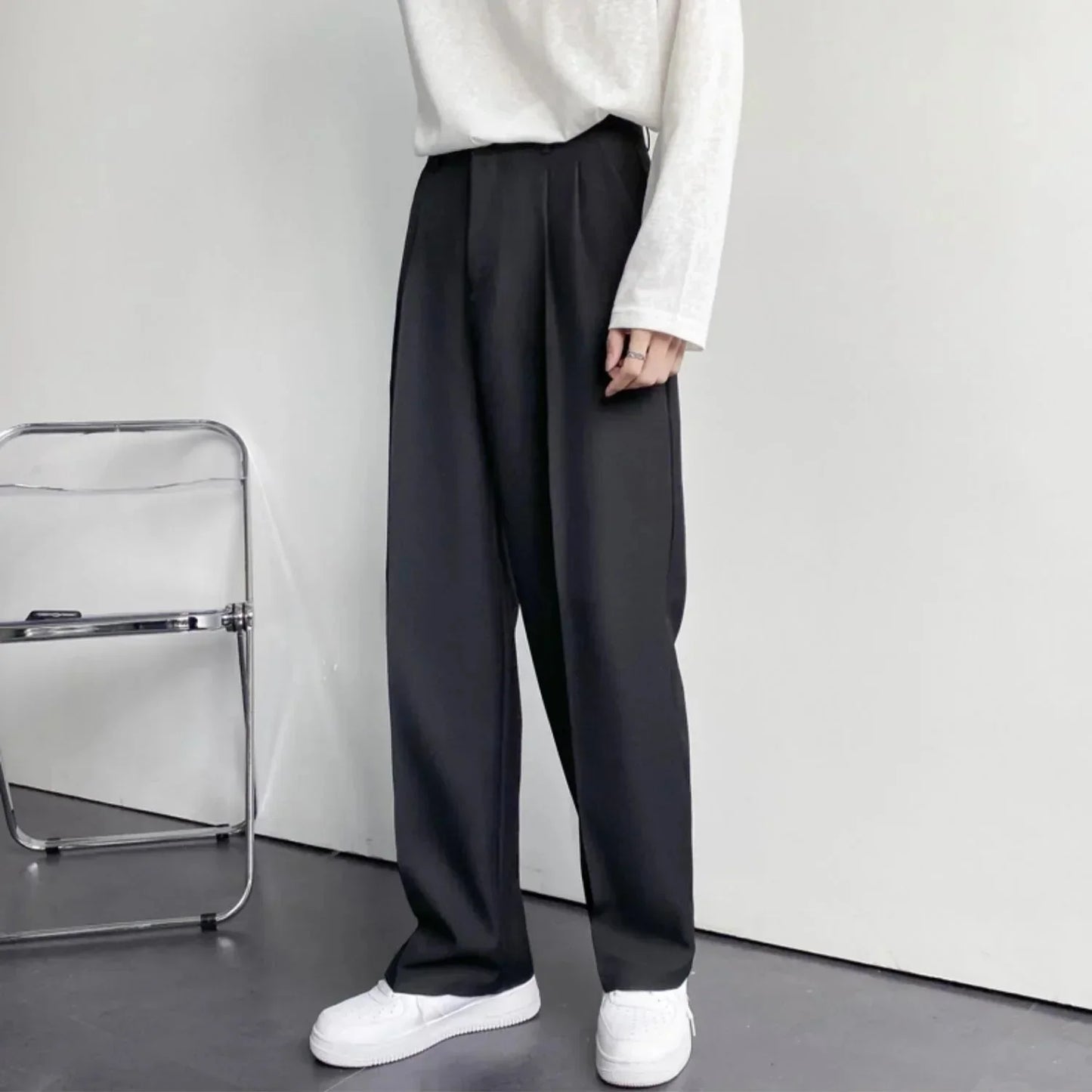 Pantalon – Polyester Blend Slim Fit & Flexible Shape