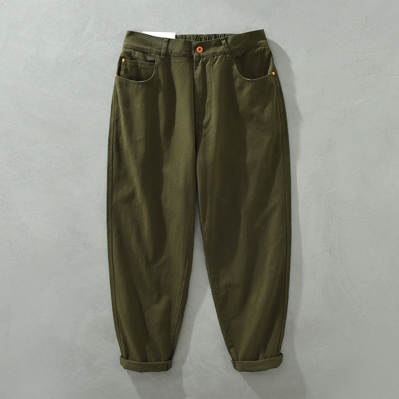 Pants - Natural Blend Adjustable Waistband And Flexible Fit