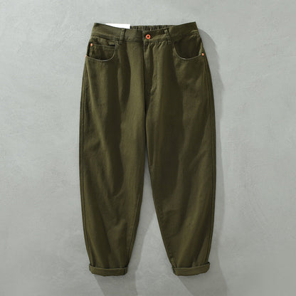Pants - Natural Blend Adjustable Waistband And Flexible Fit
