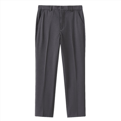 Pants – Polyester Blend Structured Waistband & Clean Fit