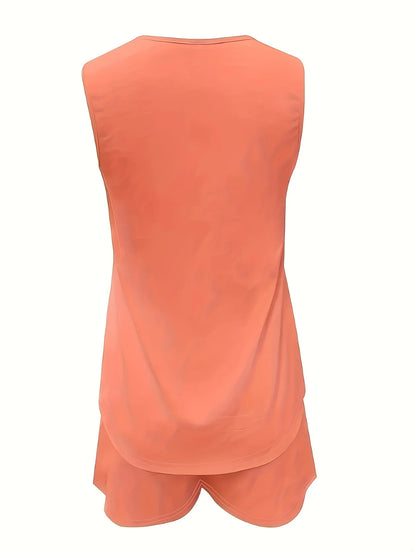 Parina Sleeveless Romper | Ring Strap Detail & Pockets