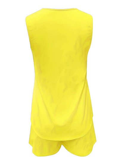 Parina Sleeveless Romper | Ring Strap Detail & Pockets