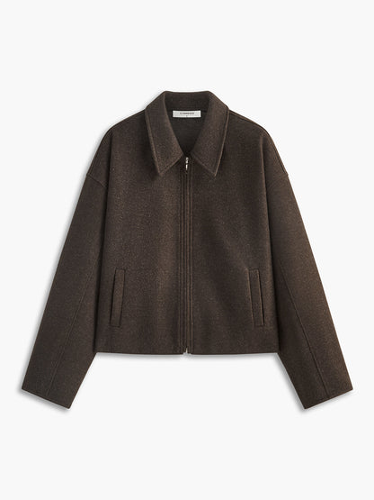 Paris | Women’s Classic Zip Front Short Tweed Jacket