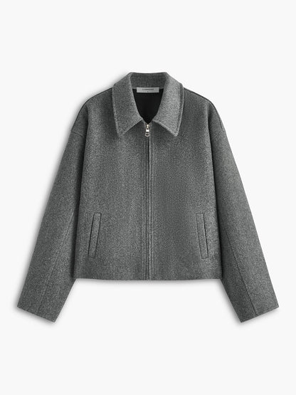 Paris | Women’s Classic Zip Front Short Tweed Jacket