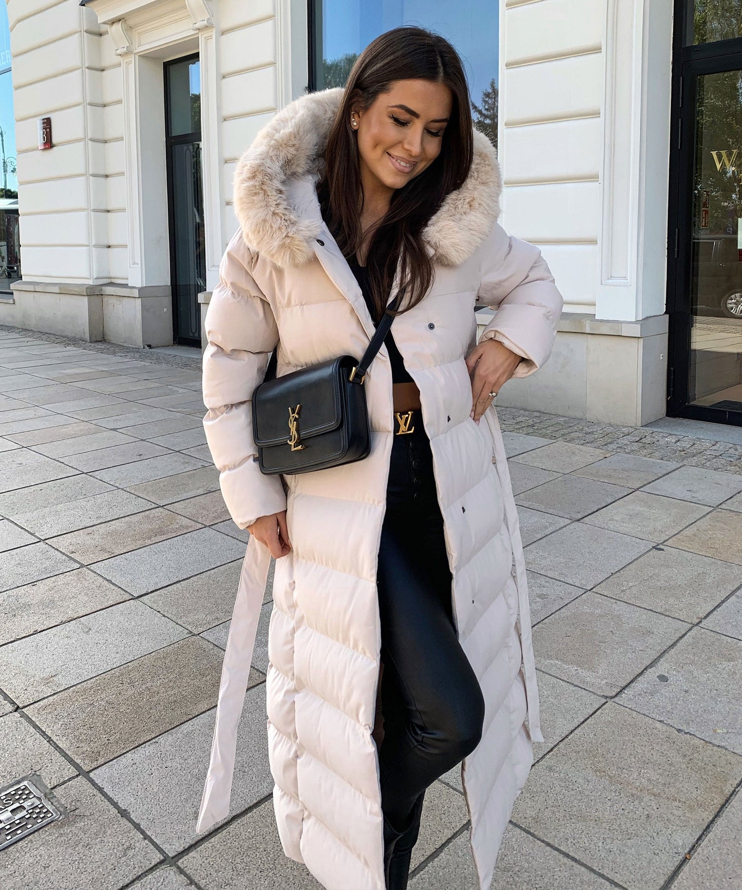 Grace | Beige Parka Jacket for Women