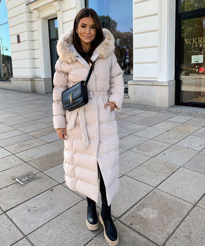 Grace | Beige Parka Jacket for Women