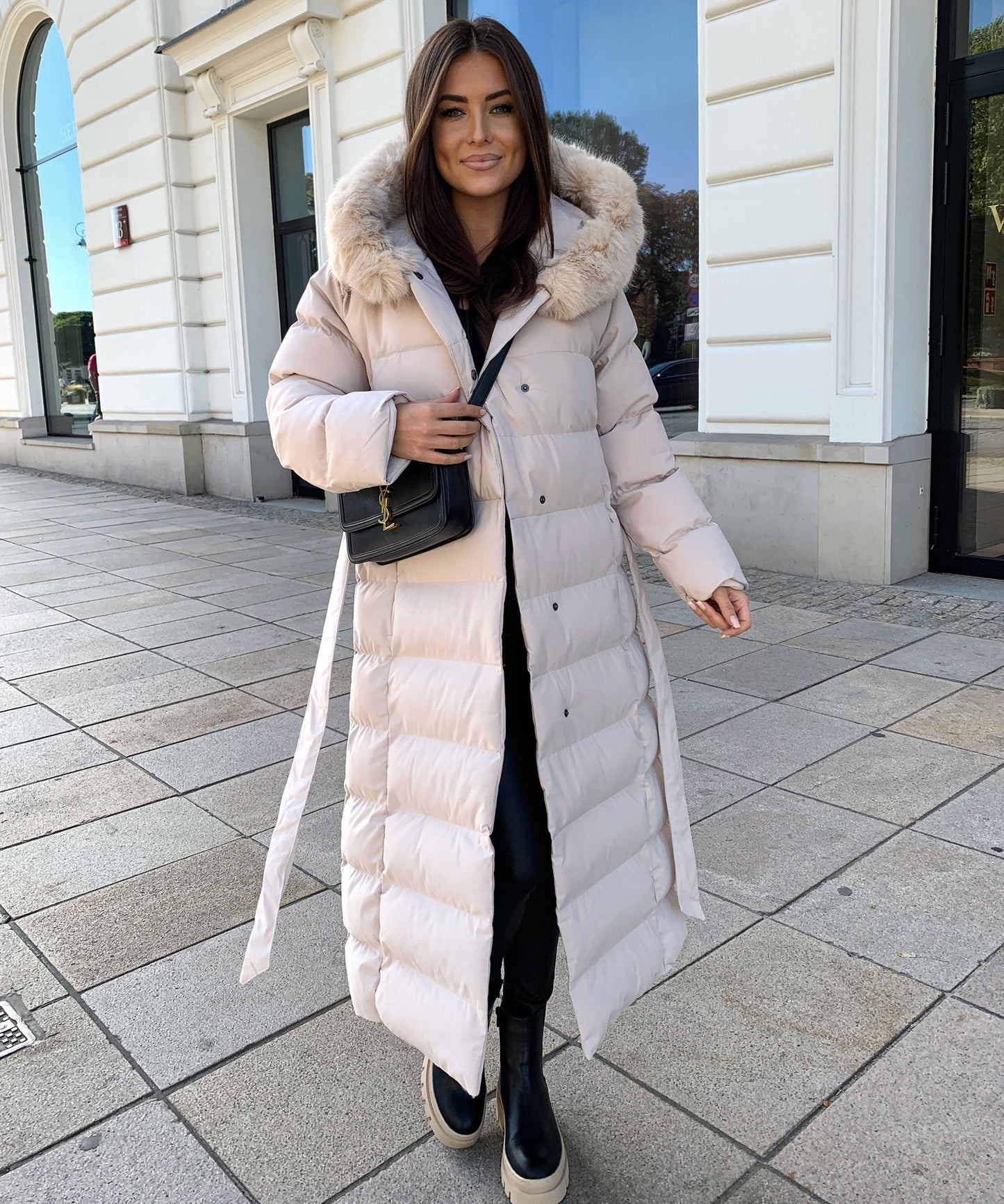 Grace | Beige Parka Jacket for Women