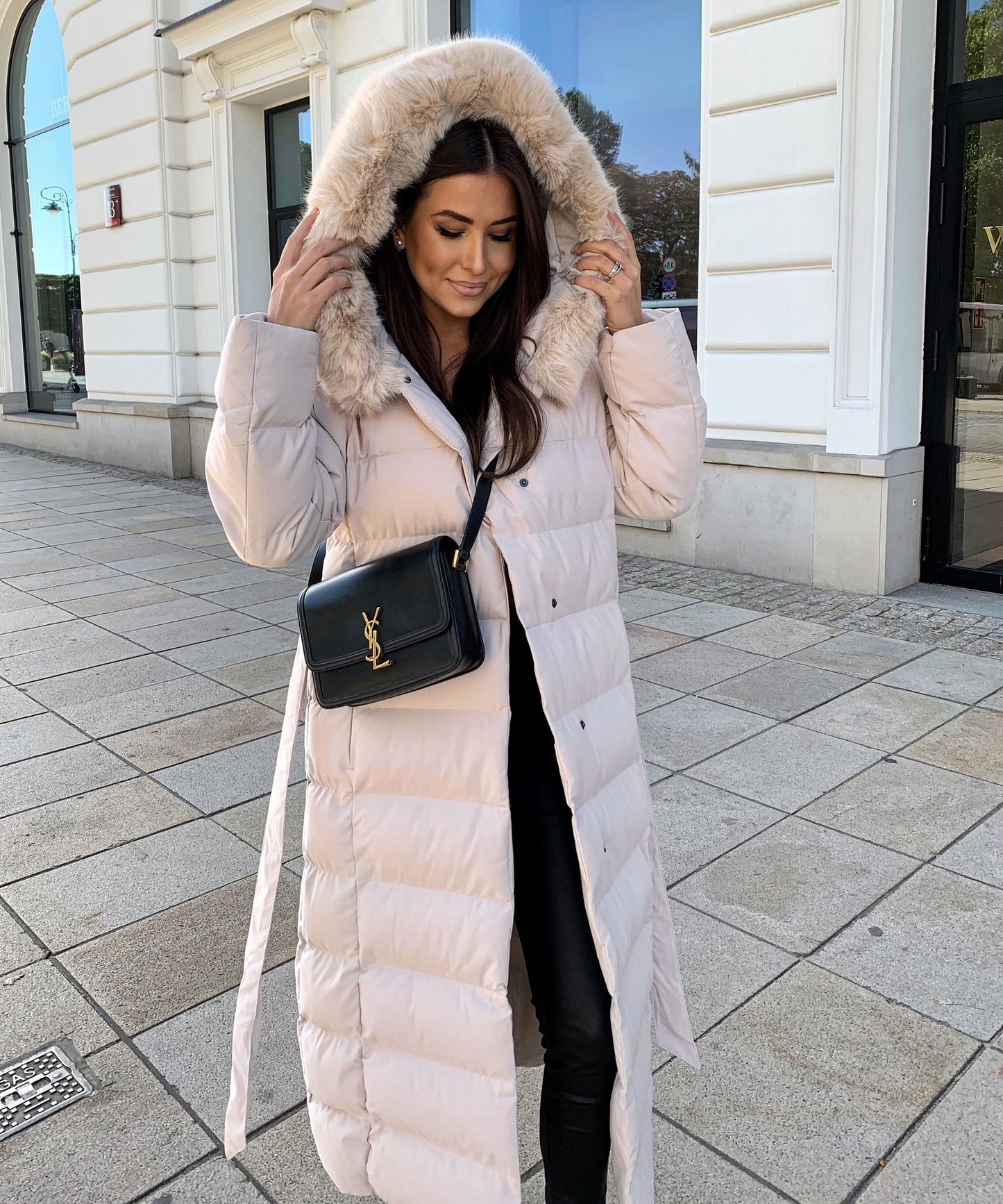 Grace | Beige Parka Jacket for Women
