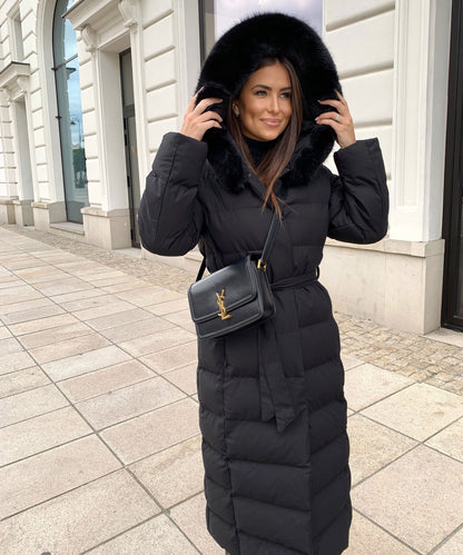 Clara | Black Winter Parka Jacket