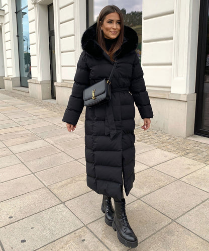 Clara | Black Winter Parka Jacket