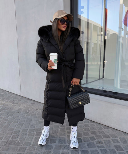 Clara | Black Winter Parka Jacket