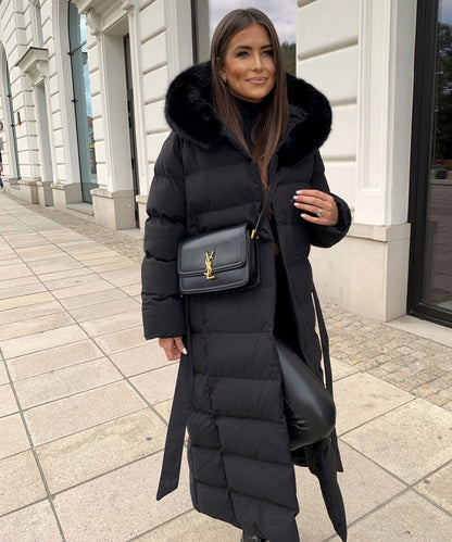 Clara | Black Winter Parka Jacket
