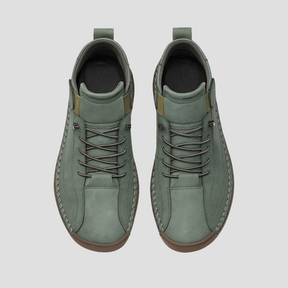 Men’s Moc-Stitched Casual Lace-Up Boots