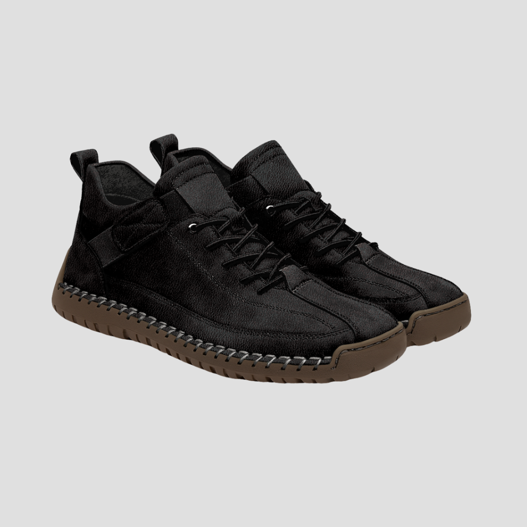 Men’s Moc-Stitched Casual Lace-Up Boots