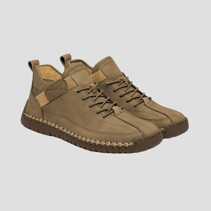 Men’s Moc-Stitched Casual Lace-Up Boots