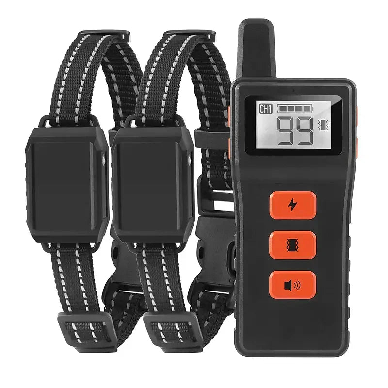 Waterproof Rechargeable Dog Training Collar Set