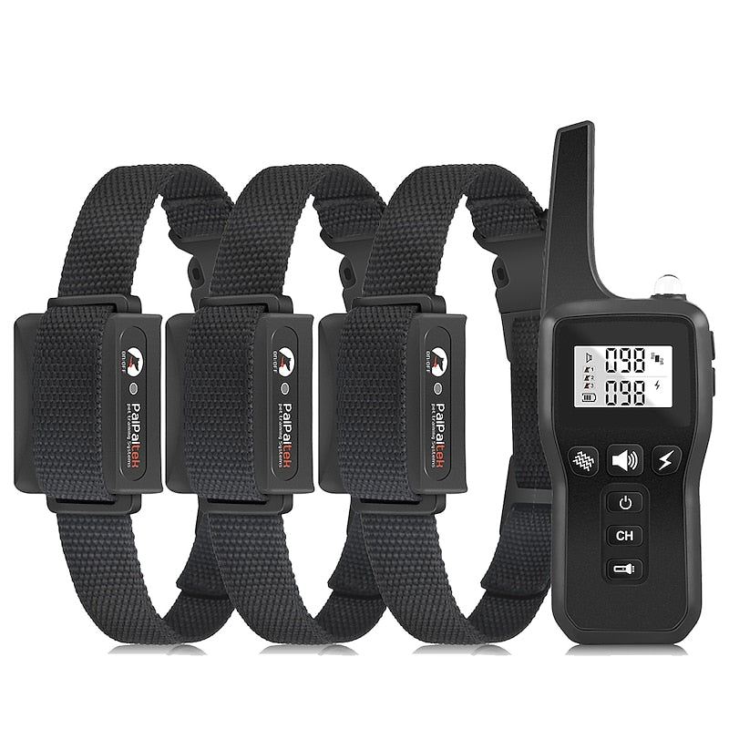 Advanced Remote Dog Training Collar With Light Sound Vibe - BritishElegance