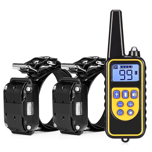 Advanced Dog Training Collar with LED Light and Long Range - BritishElegance