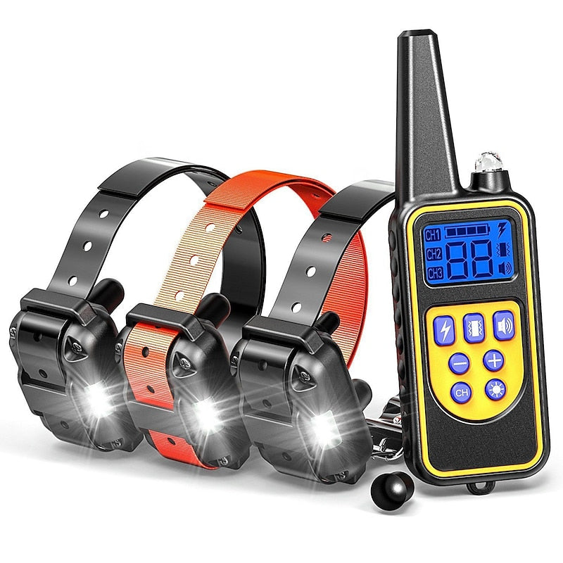Advanced Pro Dog Trainer Collar with LED Light